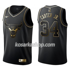 Dres Chicago Bulls Wendell Carter Jr. 34 Nike Crna Golden Edition Swingman